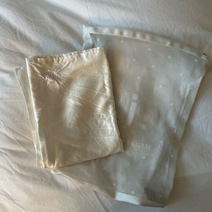 Slip 100% Silk Queen Pillowcase Ivory Full Zip